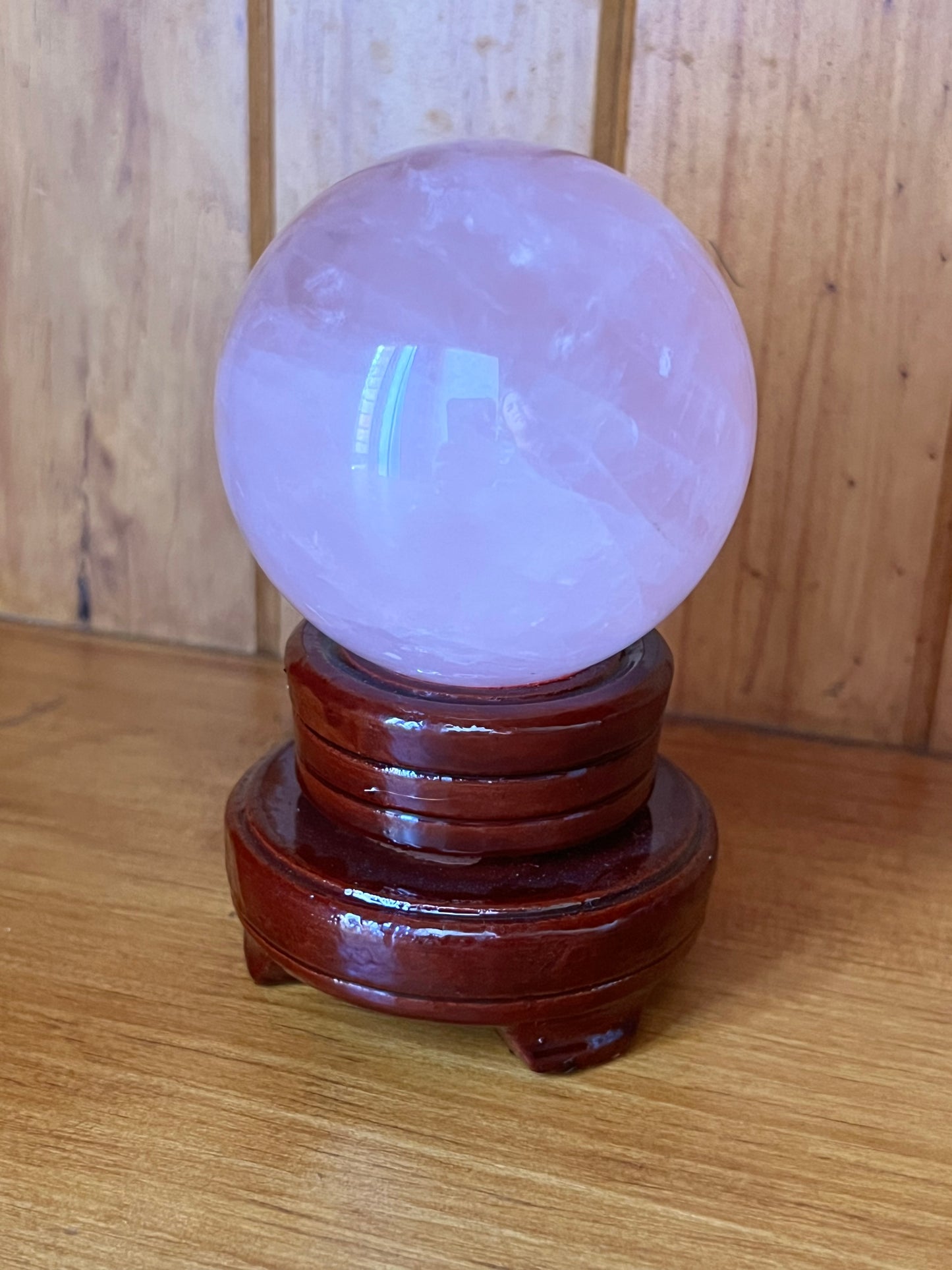 Large Rose Quarts Sphere