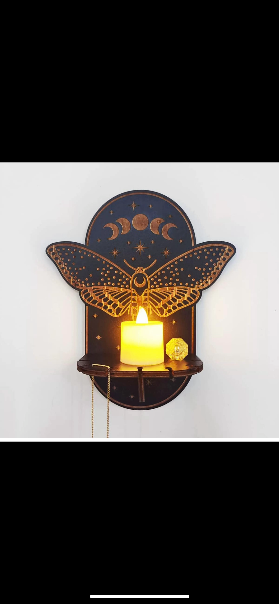 Butterfly Wall Mount Candle Holder