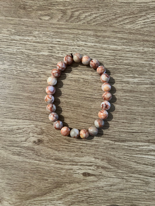 Red Network Jasper Bracelet