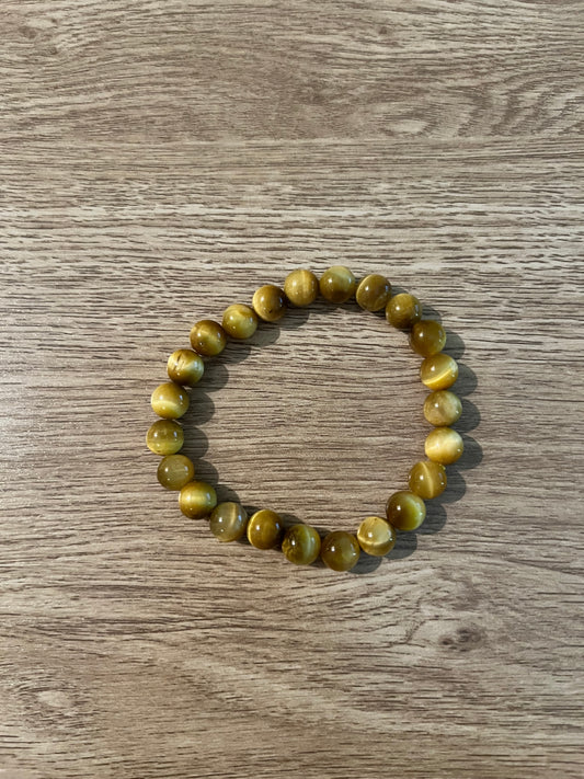 Yellow Tigers Eye Bracelet